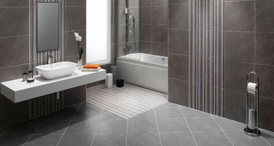 Ceramic Tile -Water-Resistant Flooring for Bathrooms